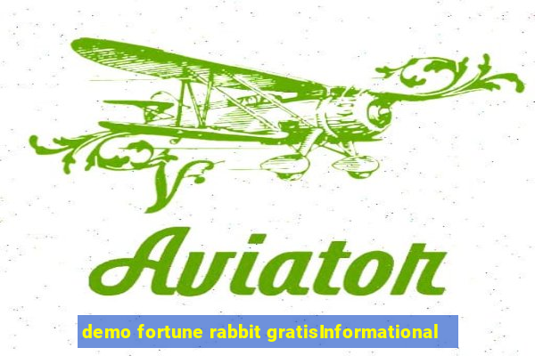 demo fortune rabbit gratisInformational